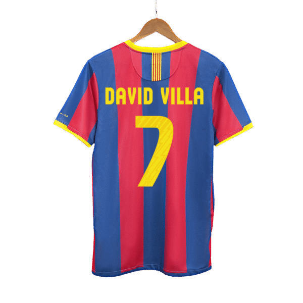 Retro DAVID VILLA #7 2010/11 Barcelona Home  Soccer Jersey Top Soccer Jerseys Store