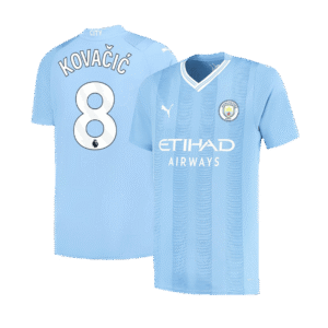 KOVA?I? #8 Manchester City Home  Soccer Jersey 2023/24 Top Soccer Jerseys Store