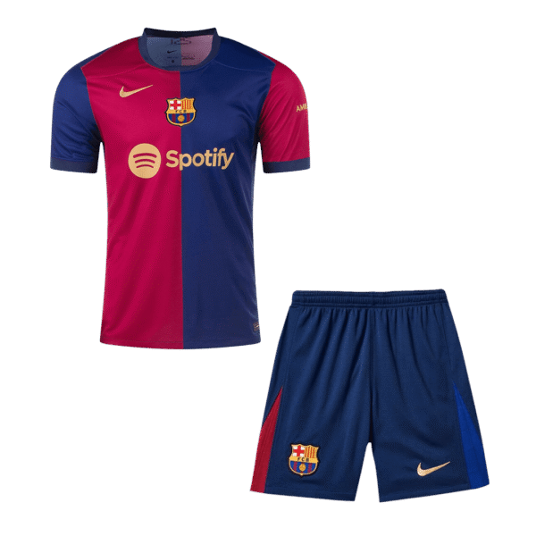 Barcelona Home  Soccer Jersey Kit(Jersey+Shorts) 2024/25 Top Soccer Jerseys Store