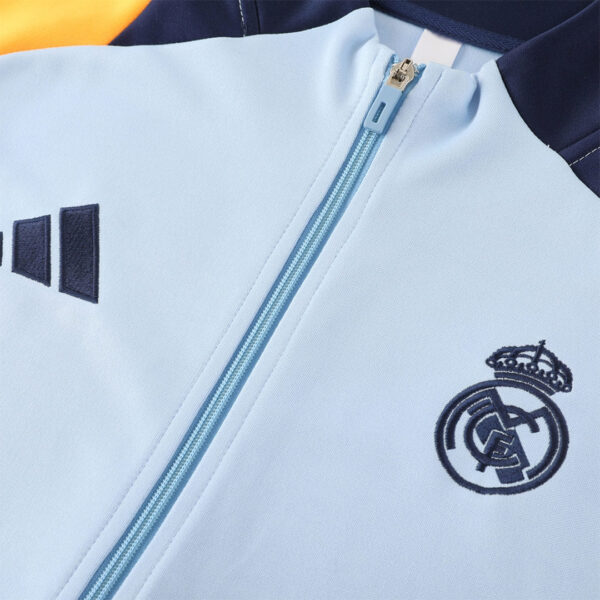 Kid's Real Madrid Training Kit (Jacket+Pants) 2024/25 Top Soccer Jerseys Store