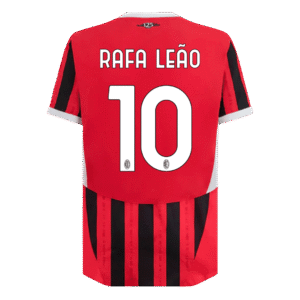Player Version RAFA LE?O #10 AC Milan Home  Soccer Jersey 2024/25 Top Soccer Jerseys Store