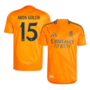 Player Version Arda Güler #15 Real Madrid Away  Soccer Jersey 2024/25 Top Soccer Jerseys Store