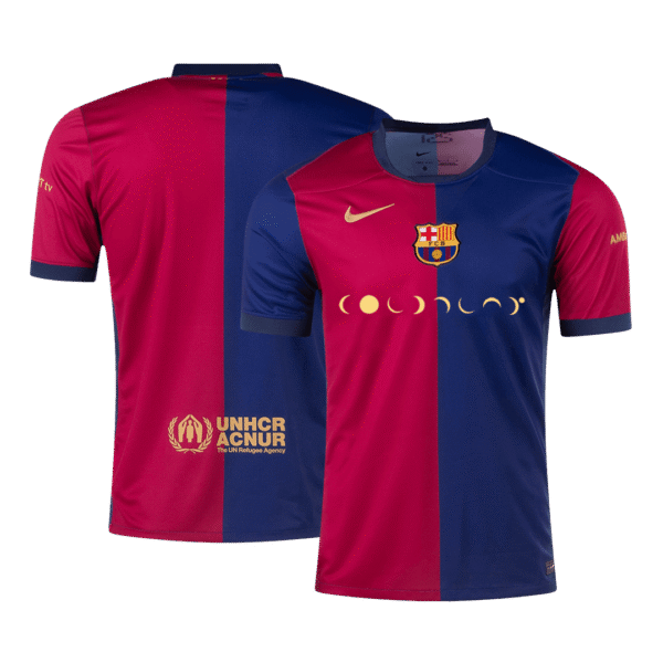 Barcelona Home  Soccer Jersey 2024/25 - COLDPLAY Top Soccer Jerseys Store