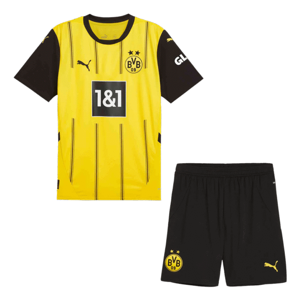 Borussia Dortmund Home  Soccer Jersey Kit(Jersey+Shorts) 2024/25 Top Soccer Jerseys Store