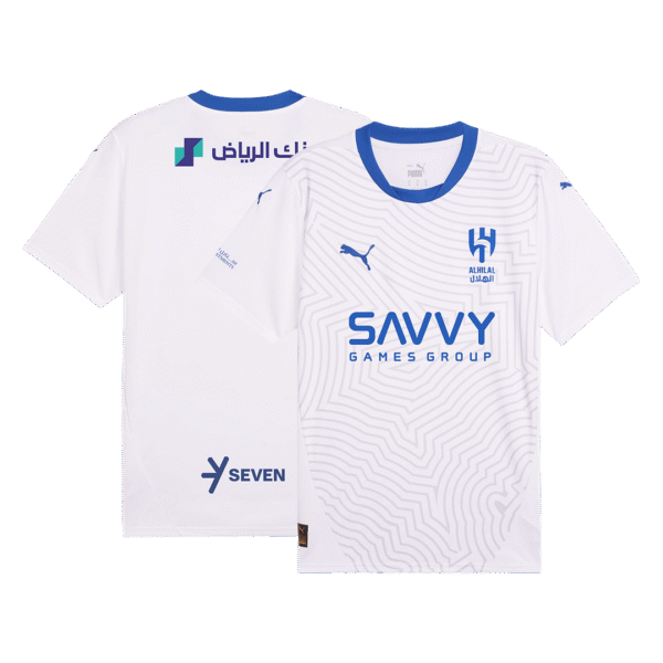 Al Hilal SFC Away  Soccer Jersey 2024/25 Top Soccer Jerseys Store