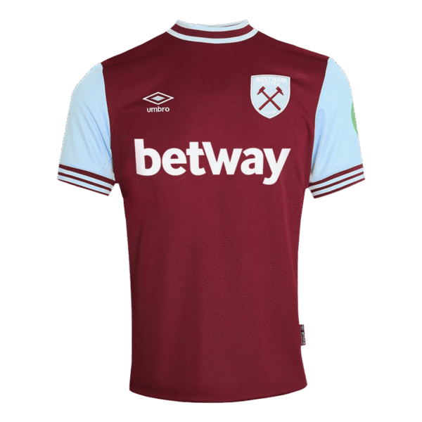 West Ham United Home  Soccer Jersey 2024/25 Top Soccer Jerseys Store