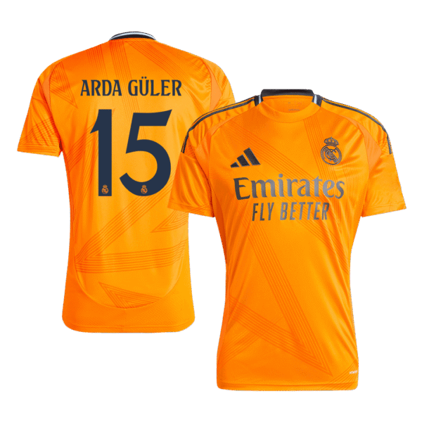 Arda Güler #15 Real Madrid Away  Soccer Jersey 2024/25 Top Soccer Jerseys Store