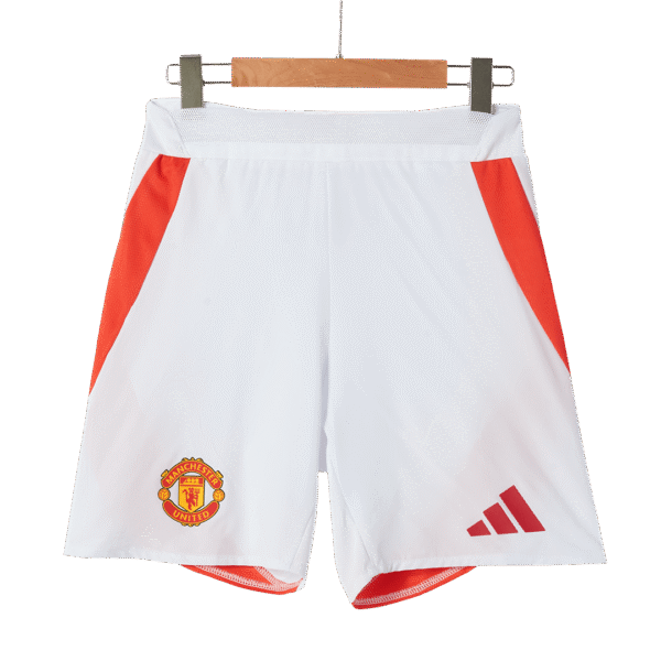 Player Version Manchester United Home Soccer Shorts 2024/25 Top Soccer Jerseys Store