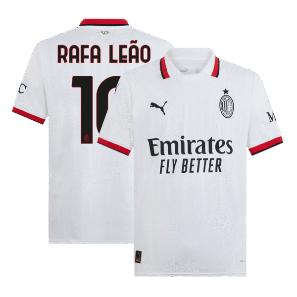 RAFA LE?O #10 AC Milan Away  Soccer Jersey 2024/25 Top Soccer Jerseys Store