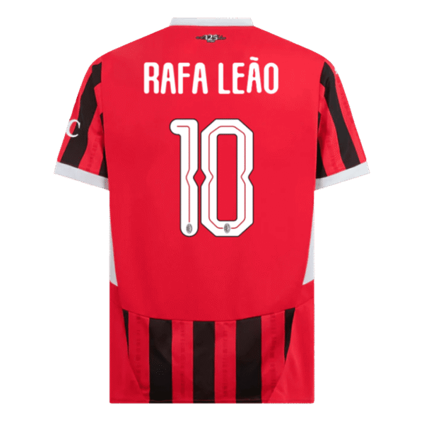 RAFA LE?O #10 AC Milan Home  Soccer Jersey 2024/25 - UCL Top Soccer Jerseys Store