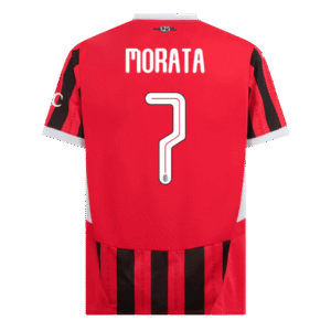 MORATA #7 AC Milan Home  Soccer Jersey 2024/25 - UCL Top Soccer Jerseys Store