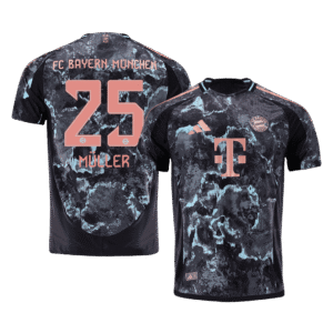 Player Version MÜLLER #25 Bayern Munich Away  Soccer Jersey 2024/25 Top Soccer Jerseys Store