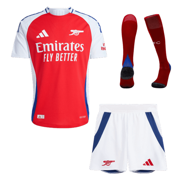 Player Version Arsenal Home  Soccer Jersey Kit(Jersey+Shorts+Socks) 2024/25 Top Soccer Jerseys Store