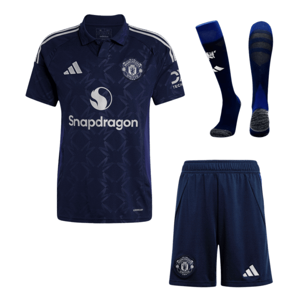 Manchester United Away  Soccer Jersey Kit(Jersey+Shorts+Socks) 2024/25 Top Soccer Jerseys Store