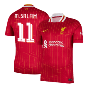 M.SALAH #11 Liverpool Home  Soccer Jersey 2024/25 - UCL Top Soccer Jerseys Store