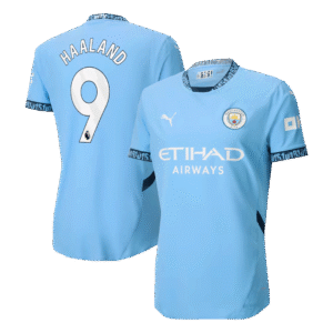Player Version HAALAND #9 Manchester City Home  Soccer Jersey 2024/25 Top Soccer Jerseys Store