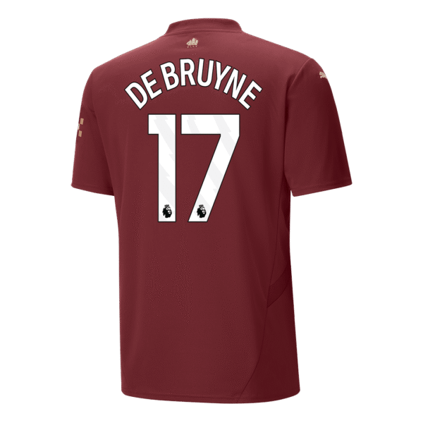 DE BRUYNE #17 Manchester City Third Away  Soccer Jersey 2024/25 Top Soccer Jerseys Store