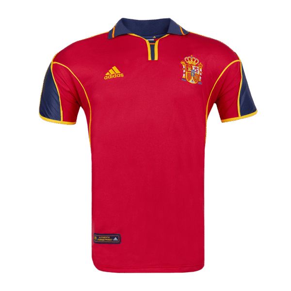 Retro 2000 Spain Home  Soccer Jersey Top Soccer Jerseys Store