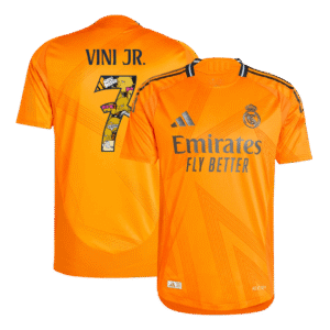 Player Version VINI JR. #7 Real Madrid Away  Soccer Jersey 2024/25 - Bear Champ Font Top Soccer Jerseys Store