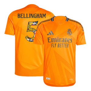 Player Version BELLINGHAM #5 Real Madrid Away  Soccer Jersey 2024/25 - Bear Champ Font Top Soccer Jerseys Store