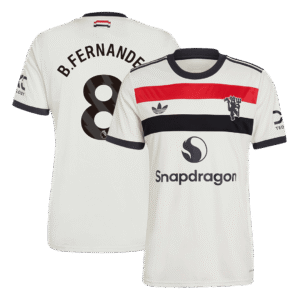 B.FERNANDES #8 Manchester United Third Away  Soccer Jersey 2024/25 Top Soccer Jerseys Store