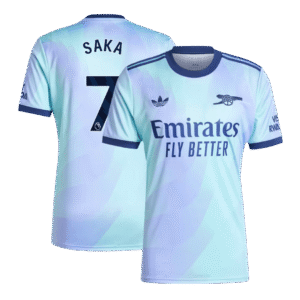 SAKA #7 Arsenal Third Away  Soccer Jersey 2024/25 Top Soccer Jerseys Store