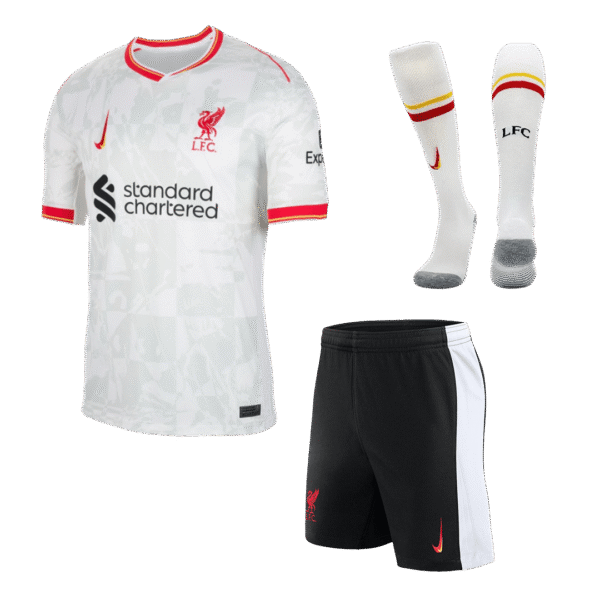 Liverpool Third Away  Soccer Jersey Kit(Jersey+Shorts+Socks) 2024/25 Top Soccer Jerseys Store