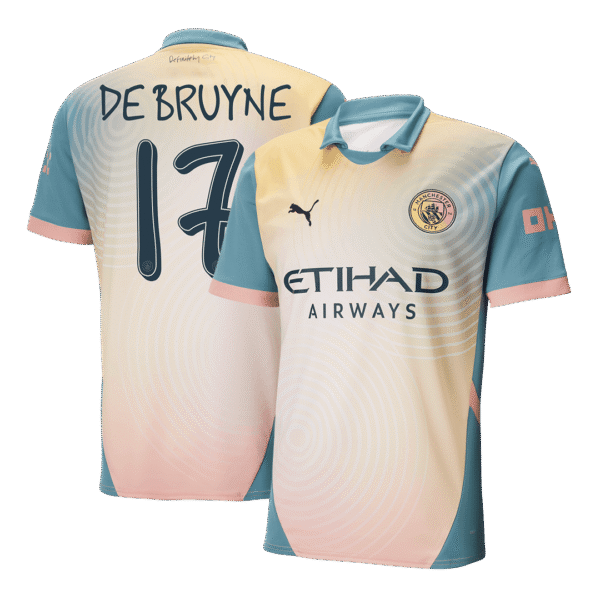 DE BRUYNE #17 Manchester City Fourth Away  Soccer Jersey 2024/25 - Definitely City Top Soccer Jerseys Store