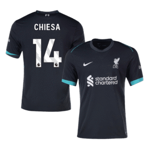 CHIESA #14 Liverpool Away  Soccer Jersey 2024/25 Top Soccer Jerseys Store