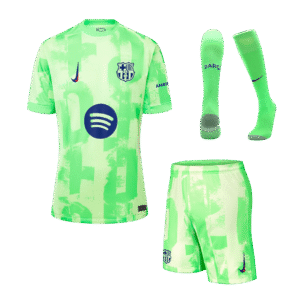 Barcelona Third Away  Soccer Jersey Kit(Jersey+Shorts+Socks) 2024/25- (Spotify Logo Without Text) Top Soccer Jerseys Store