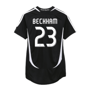 Retro BECKHAM #23 2006/07 Real Madrid Away  Soccer Jersey Top Soccer Jerseys Store