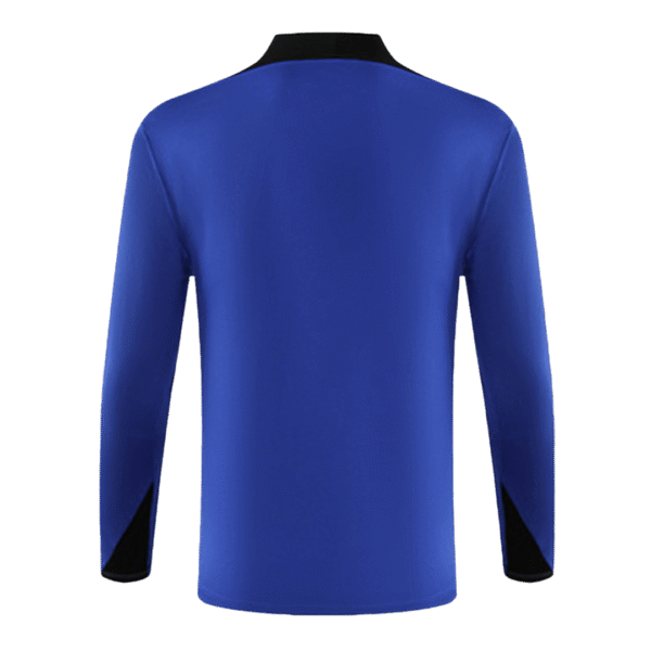 Kid's Barcelona Zipper Sweatshirt Kit(Top+Pants) 2024/25 Top Soccer Jerseys Store