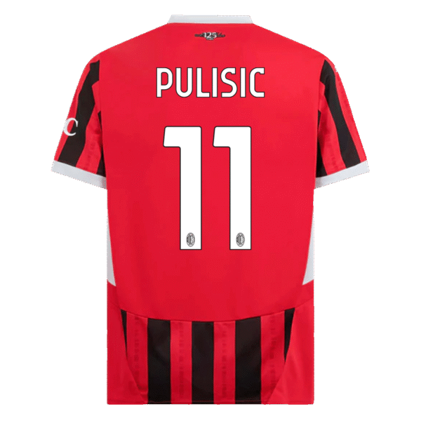 PULISIC #11 AC Milan Home  Soccer Jersey 2024/25 Top Soccer Jerseys Store
