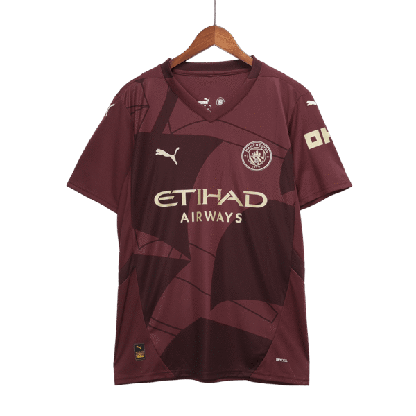 DE BRUYNE #17 Manchester City Third Away  Soccer Jersey 2024/25 Top Soccer Jerseys Store