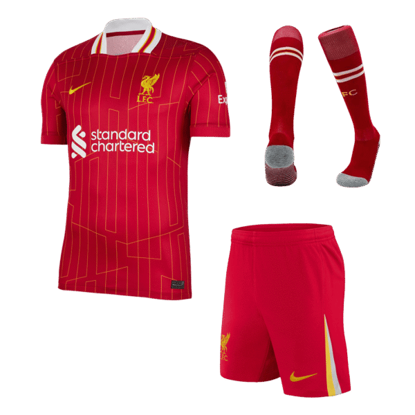 Liverpool Home  Soccer Jersey Kit(Jersey+Shorts+Socks) 2024/25 Top Soccer Jerseys Store
