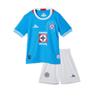 Kid's Cruz Azul Home  Soccer Jersey Kit(Jersey+Shorts) 2024/25 Top Soccer Jerseys Store