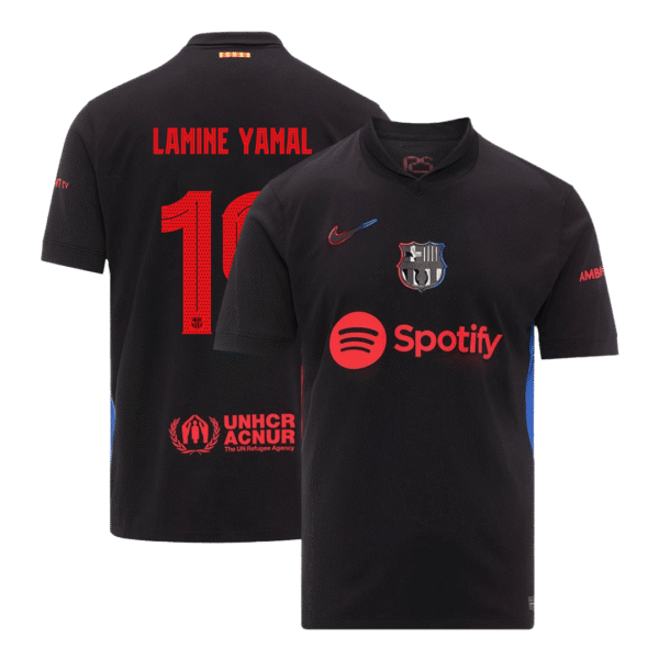 LAMINE YAMAL #19 Barcelona Away  Soccer Jersey 2024/25 Top Soccer Jerseys Store