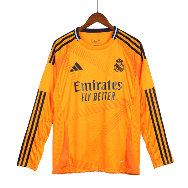 Real Madrid Away Long Sleeve  Soccer Jersey 2024/25 Top Soccer Jerseys Store