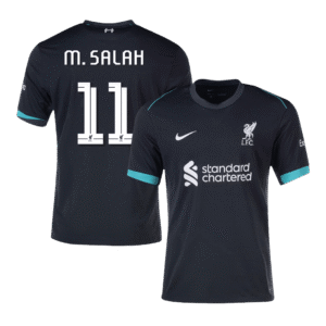 M.SALAH #11 Liverpool Away  Soccer Jersey 2024/25 - UCL Top Soccer Jerseys Store