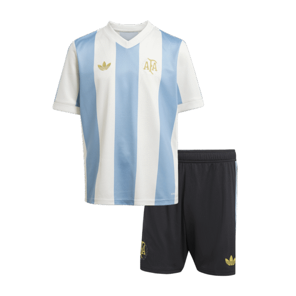 Kid's Argentina  Soccer Jersey Kit(Jersey+Shorts) 2024 - 50th Anniversary Top Soccer Jerseys Store