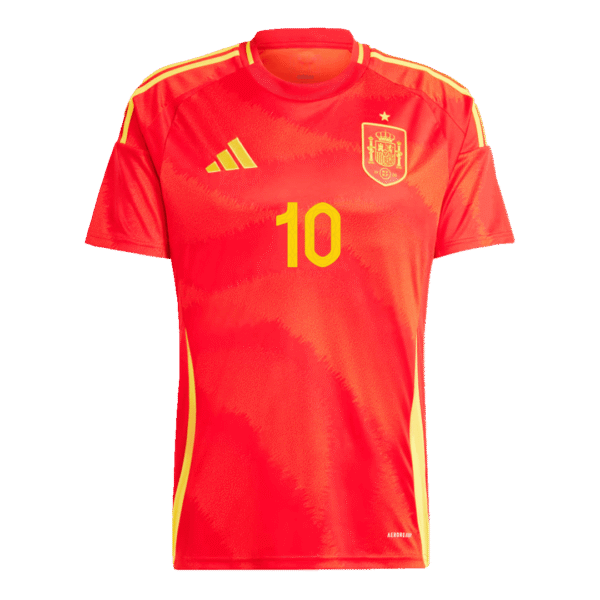 LAMINE YAMAL #10 Spain Home  Soccer Jersey Euro 2024 Top Soccer Jerseys Store