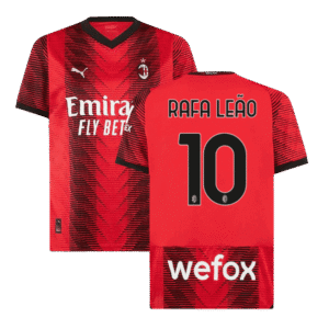 RAFA LE?O #10 AC Milan Home  Soccer Jersey 2023/24 Top Soccer Jerseys Store