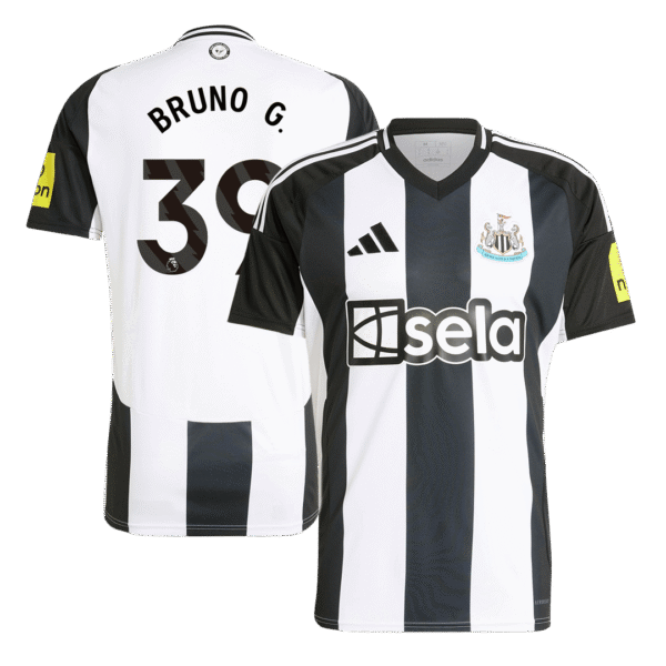 BRUNO G. #39 Newcastle United Home  Soccer Jersey 2024/25 Top Soccer Jerseys Store