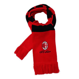 AC Milan Soccer knitting Scarf Red Red&Black Top Soccer Jerseys Store
