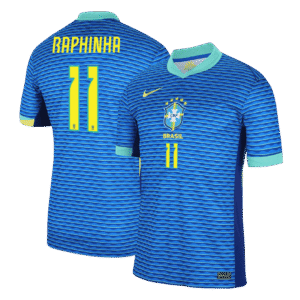 RAPHINHA #11 Brazil Away  Soccer Jersey Copa America 2024 Top Soccer Jerseys Store
