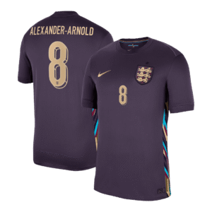 ALEXANDER-ARNOLD #8 England Away  Soccer Jersey Euro 2024 Top Soccer Jerseys Store
