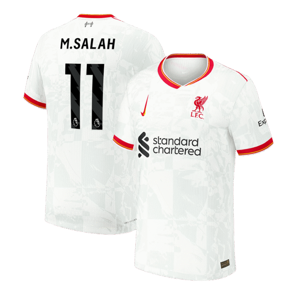 Player Version M.SALAH #11 Liverpool Third Away  Soccer Jersey 2024/25 Top Soccer Jerseys Store