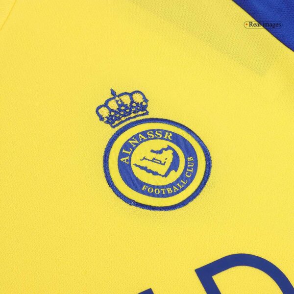 Kid's RONALDO #7 Al Nassr Home  Soccer Jersey Kit(Jersey+Shorts) 2024/25 - ACL Top Soccer Jerseys Store