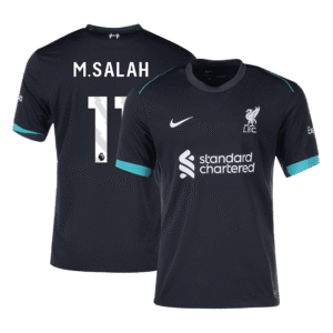 M.SALAH #11 Liverpool Away  Soccer Jersey 2024/25 Top Soccer Jerseys Store