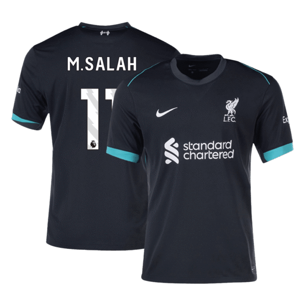 M.SALAH #11 Liverpool Away  Soccer Jersey 2024/25 Top Soccer Jerseys Store